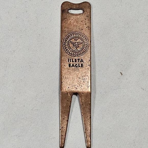 Other - Vintage ISLETA EAGLE Golf Course Resort Brass Divot Tool Albuquerque, NM